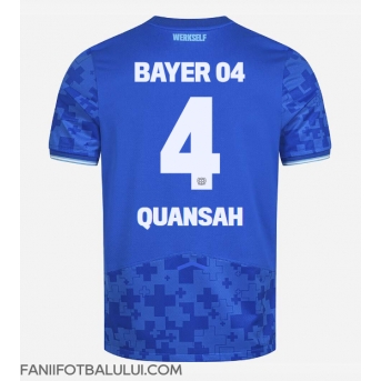 Bayer Leverkusen Jarell Quansah #4 Tricou Fotbal Replică 2025-26 Barbati Treilea